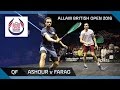 Squash: Ashour v Farag - Allam British Open 2016 - Men's QF Highlights