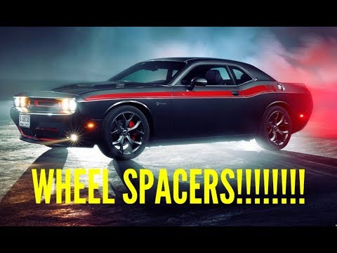 Wheel spacers on 2018 Dodge Challenger