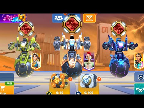 Nomad - Nade Launcher 12, Disc Launcher 12, Arc Torrent 12 - Mech Arena