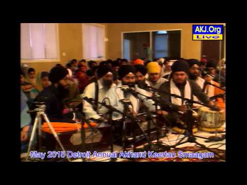 028 Detroit May 2015 Smaagam - Raensabaayee Keertan - Bh. Kavitoj Singh Jee NY