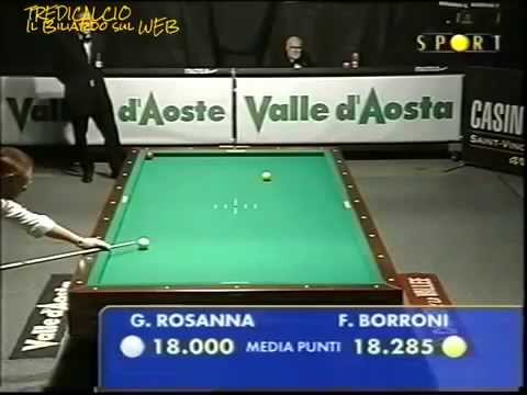 ROSANNA vs BORRONI - 30° GRAN PREMIO di BILIARDO GORIZIANA 2005 @TREDICALCIO