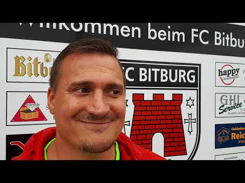 Fabian Ewertz, Trainer des FC Bitburg, vor dem Rheinlandpokalspiel gegen den FSV Salmrohr