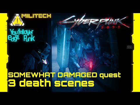 3 death scenes with Cerberus Unit - Cyberpunk 2077: Phantom Liberty