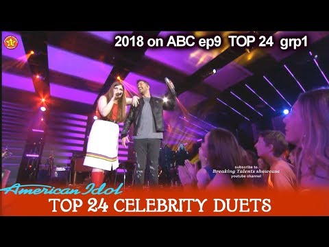 Catie Turner and Andy Grammer Duet “Good To Be Alive" Top 24 Celebrity Duets American Idol 2018