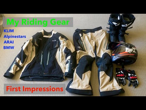 My Overland Motorcycle Riding Gear _ First Impressions