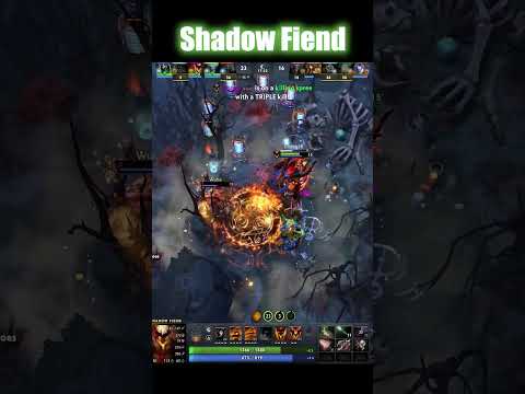 Level 3 In 40 Seconds Shadow Fiend Likes this Very Much #dota2 #dota2highlights #rampage