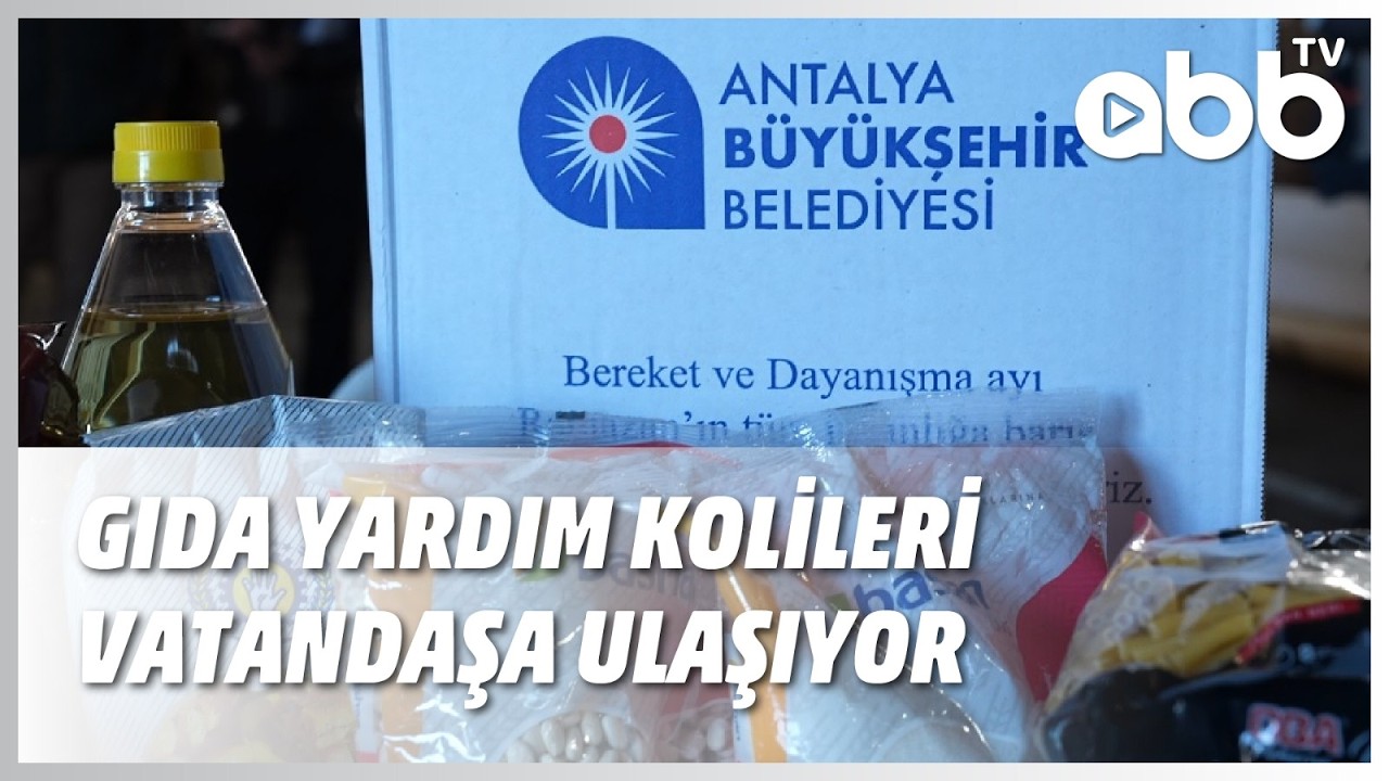 GIDA YARDIM KOLİLERİ VATANDAŞA ULAŞIYOR