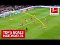 Top 5 Goals on Matchday 21 - Can, Hummels, Chandler & More