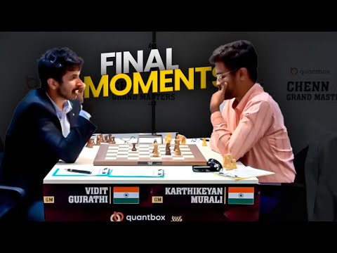 The Disastrous Rook Check | Final moments of Vidit Gujrathi vs Karthikeyan Murali | Chennai GM 2025