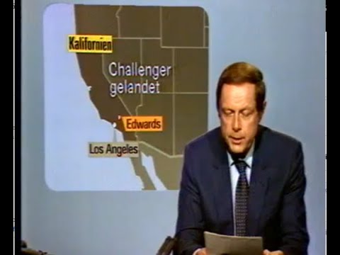ZDF Heute Nachrichten komplett 09.04.1983 Challenger Landung