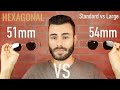 Ray Ban Hexagonal 51mm Vs 54mm