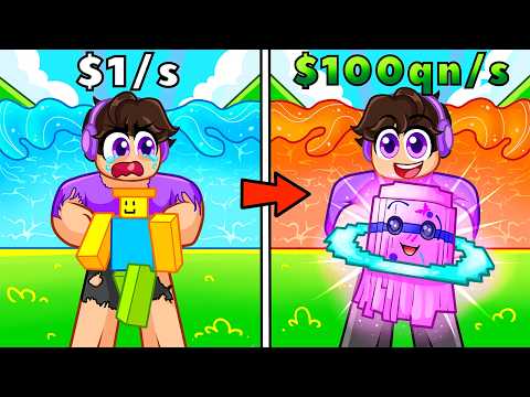 Z NOOBA w PRO używając TYLKO ROBUXÓW w Escape Tsunami For Brainrots!