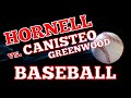 Hornell Red Raiders vs. Canisteo-Greenwood Chargers Varsity Baseball