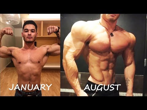 JEREMY BUENDIA : Transformation from January To August 😲 - Mr Olympia 2018