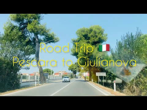 ROAD TRIP | PESCARA TO GIULIANOVA ITALY 🇮🇹