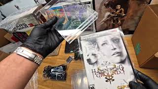 Packing PlayStation 2 horror games for Jared.