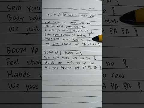 Bounce & Pa Bkb -Vian DTM | song lyrics