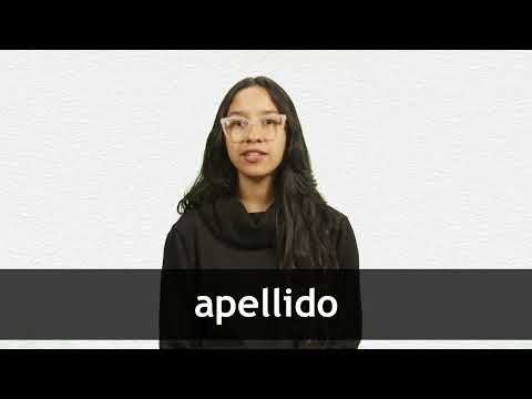 English Translation of “APELLIDO” | Collins Spanish-English Dictionary