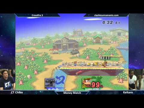 Crossfire 3 - CT Chibo vs Keitaro - Money Match - SSBB