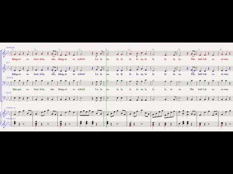 Das klinget so herrlich   Tenor