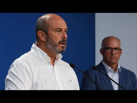 Rueda de prensa de Pedro Rollán y Fernando de Rosa