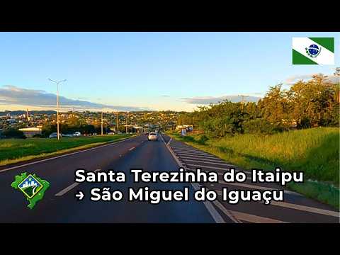 Santa Terezinha do Itaipu a São Miguel do Iguaçu | Estradas do Oeste do Paraná