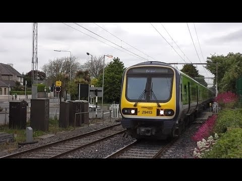 29000 Class Commuter Train number - 29413 Merrion Gates Level Crossing