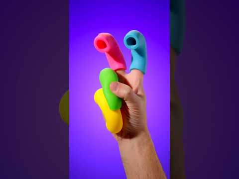 Mac N' Squeeze: Colorful stretchy noodles for fidgeting fun.