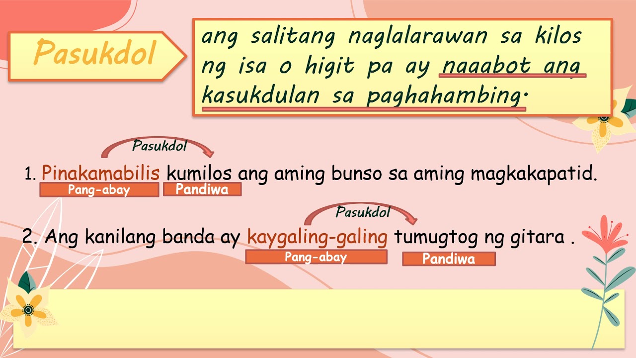 Week 2 Sesyon 2 Antas ng Pang abay