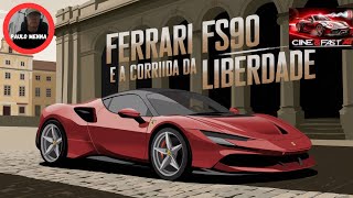 Ferrari FS 90  e a Corrida da Liberdade - Conto/História sobre Carros Esportivos de Luxo - Video Ai