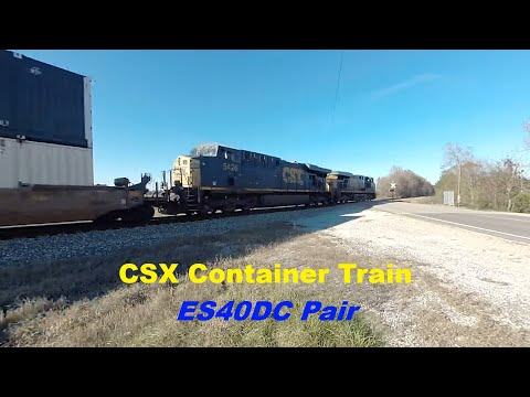 CSX Double Stack Container Train - CSX 5292, 5426 - 2015