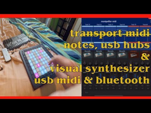 Run Gadget behind Visual Synth in AUM