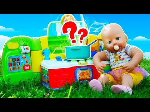 Видео куклы БЕБИ БОН - Малиновая каша Беби Анабель! Мультики для детей Как Мама для Baby Born
