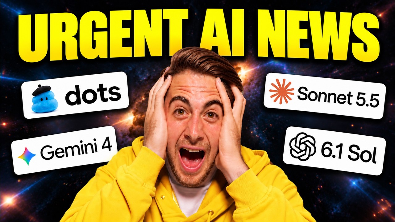 The CRAZIEST AI News Announced This Week (ChatGPT Pages, GPT 6.1 Sol, Sonnet 5.5, Gemini 4 & More)