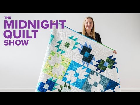 "Bear Tracks" Bear Paw CHARITY QUILT (Viewers' Choice!) | Midnight Quilt Show with Angela Walters