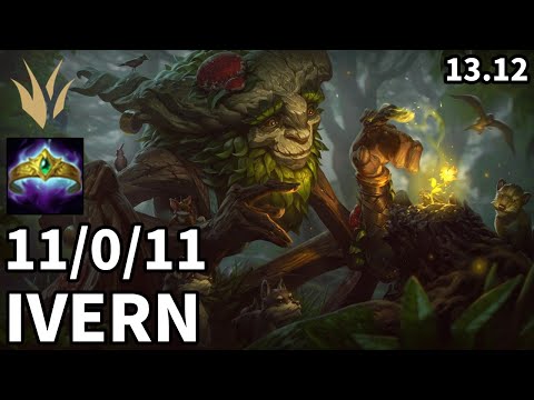 Ivern Jungle vs Vi - EUW Master | Patch 13.12