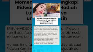 Momen Spesial 5 Tahun Lalu Kembali Disorot! Ridwan Kamil Beri Hadiah Lukisan untuk Aura Kasih