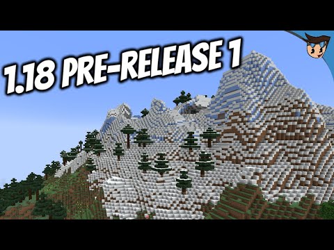 Minecraft 1.18 Pre-Release 1 | The First Pre-Release! + Better Terrain Smoothing!