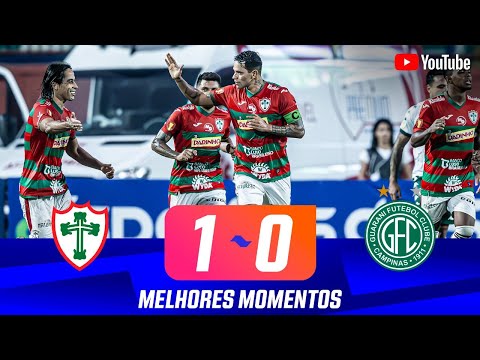 Gols e lances de Portuguesa x Guarani
