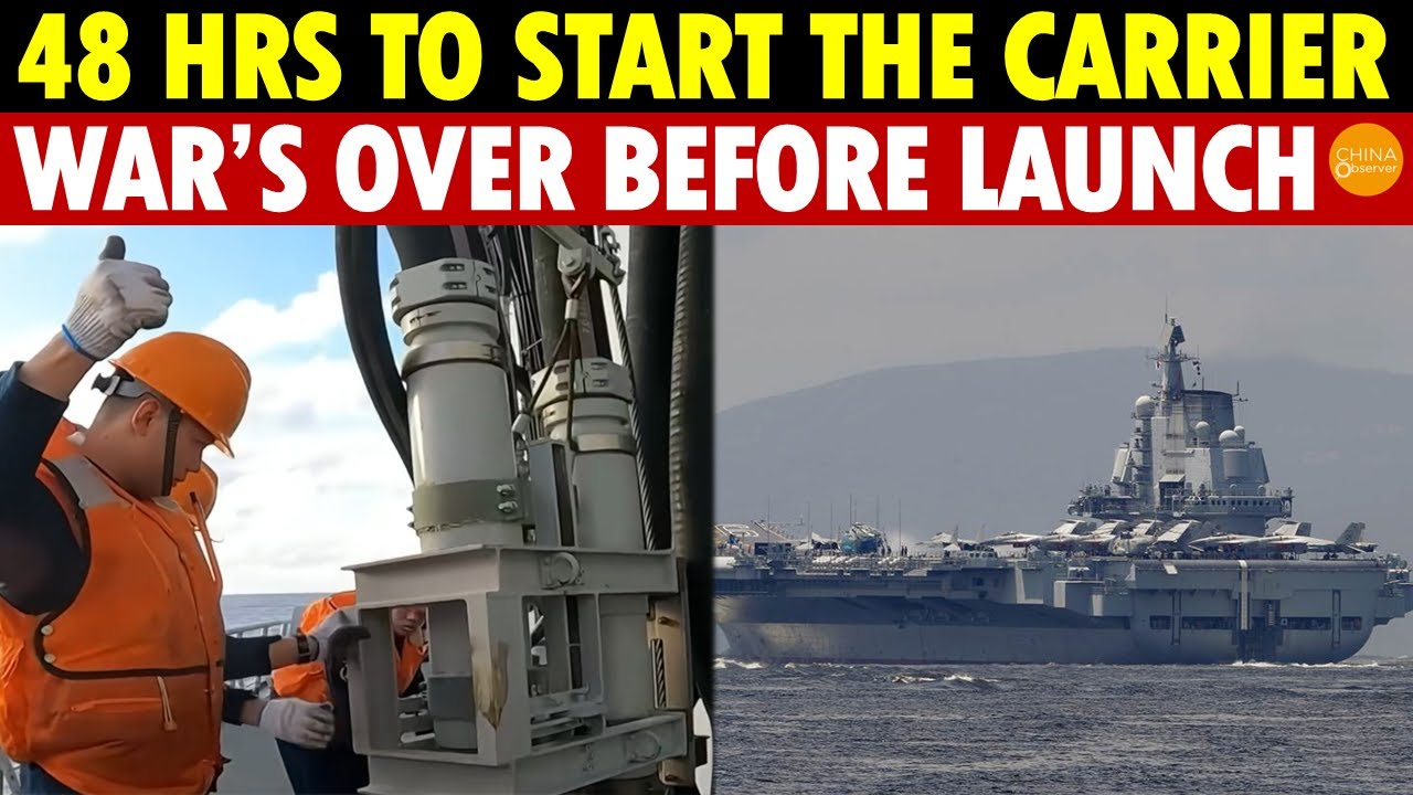 China’s Aircraft Carrier Takes 48 Hours to Start—War’s Over Before It Even Leaves Port!