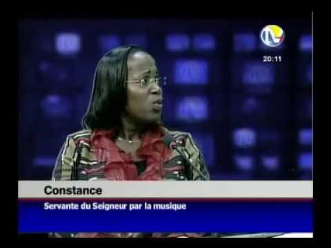 La chantre Constance au JT 20H de TV+ au Gabon