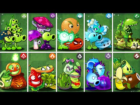 Random 10 Team Plants Battlez - Which Team Plant Will Win? - PVZ 2 Battlez