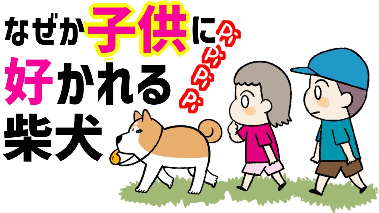 【犬まんが】なぜか子供に好かれる柴犬