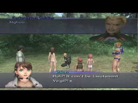 Xenosaga III HD Cutscene 109 - Luis Virgil (Miltia Forest) - ENGLISH - SWIMSUIT MODE