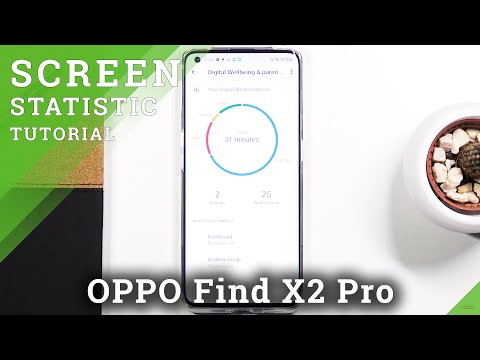 Check Total Screen Time - Battery Settings on OPPO Find X2 Pro