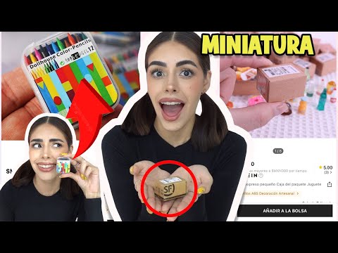 compré productos MINIATURA que REALMENTE funcionan!