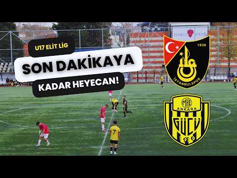 U17 Elit Lig’de Büyük Mücadele! Uğur Okulları İstanbulspor - MKE Ankaragücü Maç Özeti