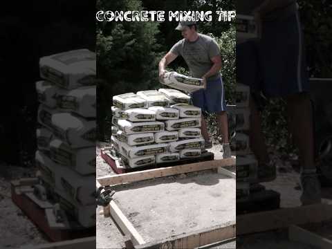 Easy Way to Mix Concrete by Yourself