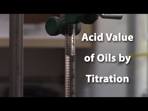 Acid Value of Oils by Titration for Biodiesel