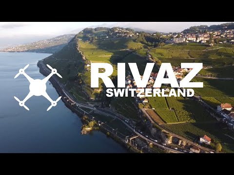 Rivaz, Switzerland - Drone video